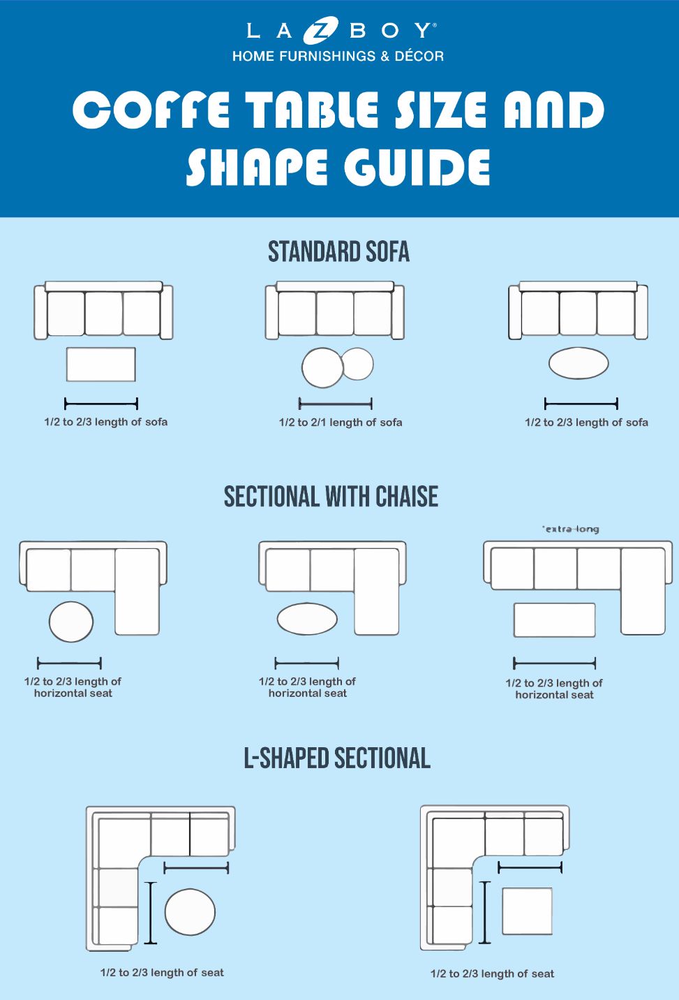 Coffee table for l 2024 shaped couch